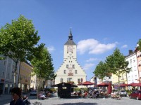Deggendorf - altes Rathaus mit Marktplatz